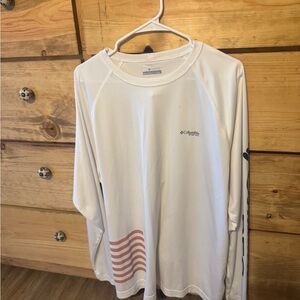 Columbia Classic White Crew Neck Shirt